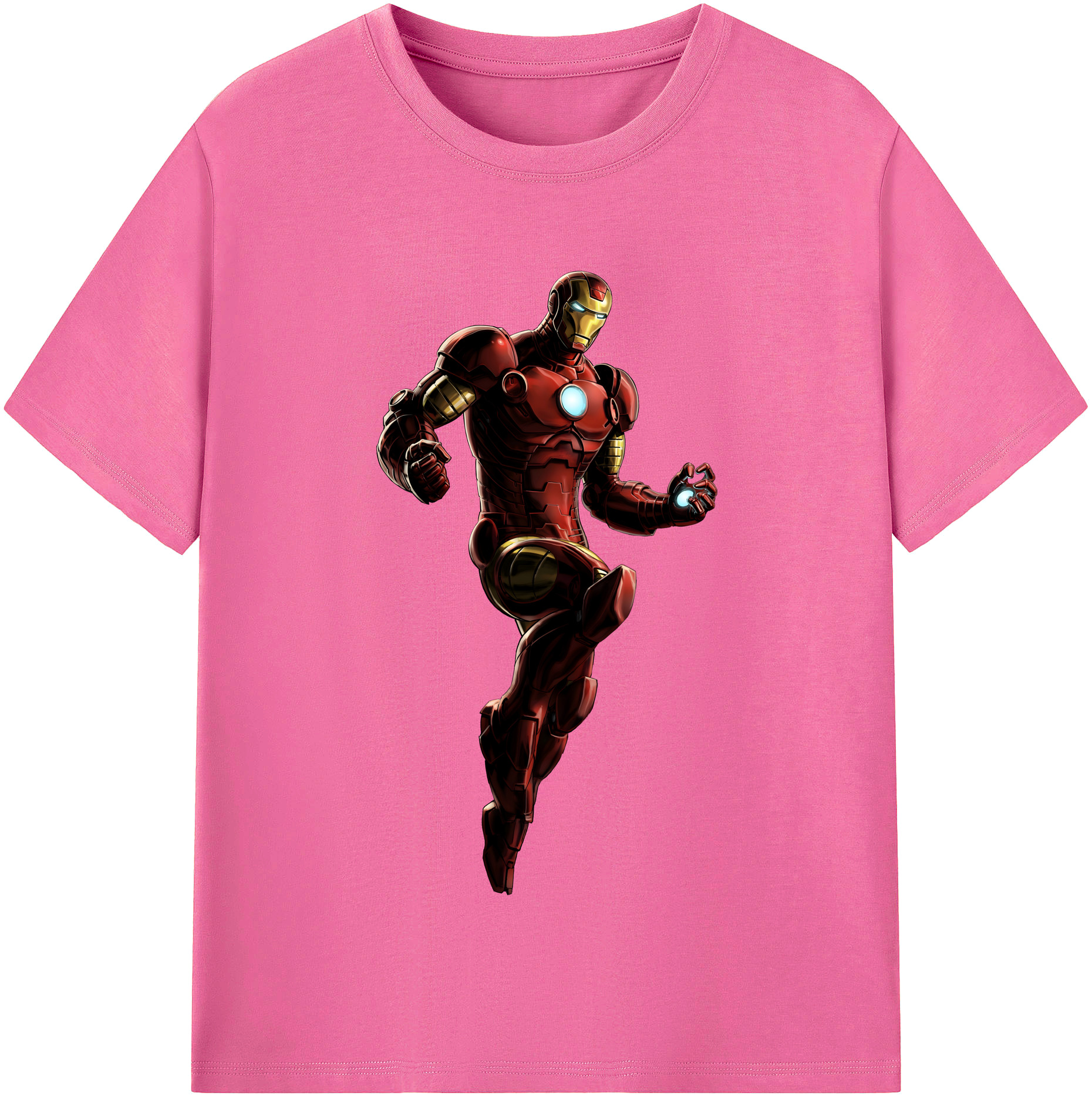 （画像用） アベンジャーズ The Avengers レディースカジュアルプリントTシャツ（綿100％）